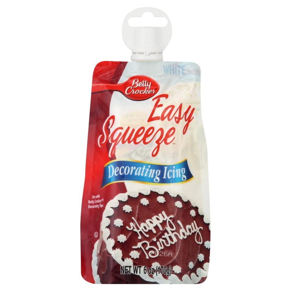 slide 1 of 1, Betty Crocker Easy Squeeze White Icing, 6 oz