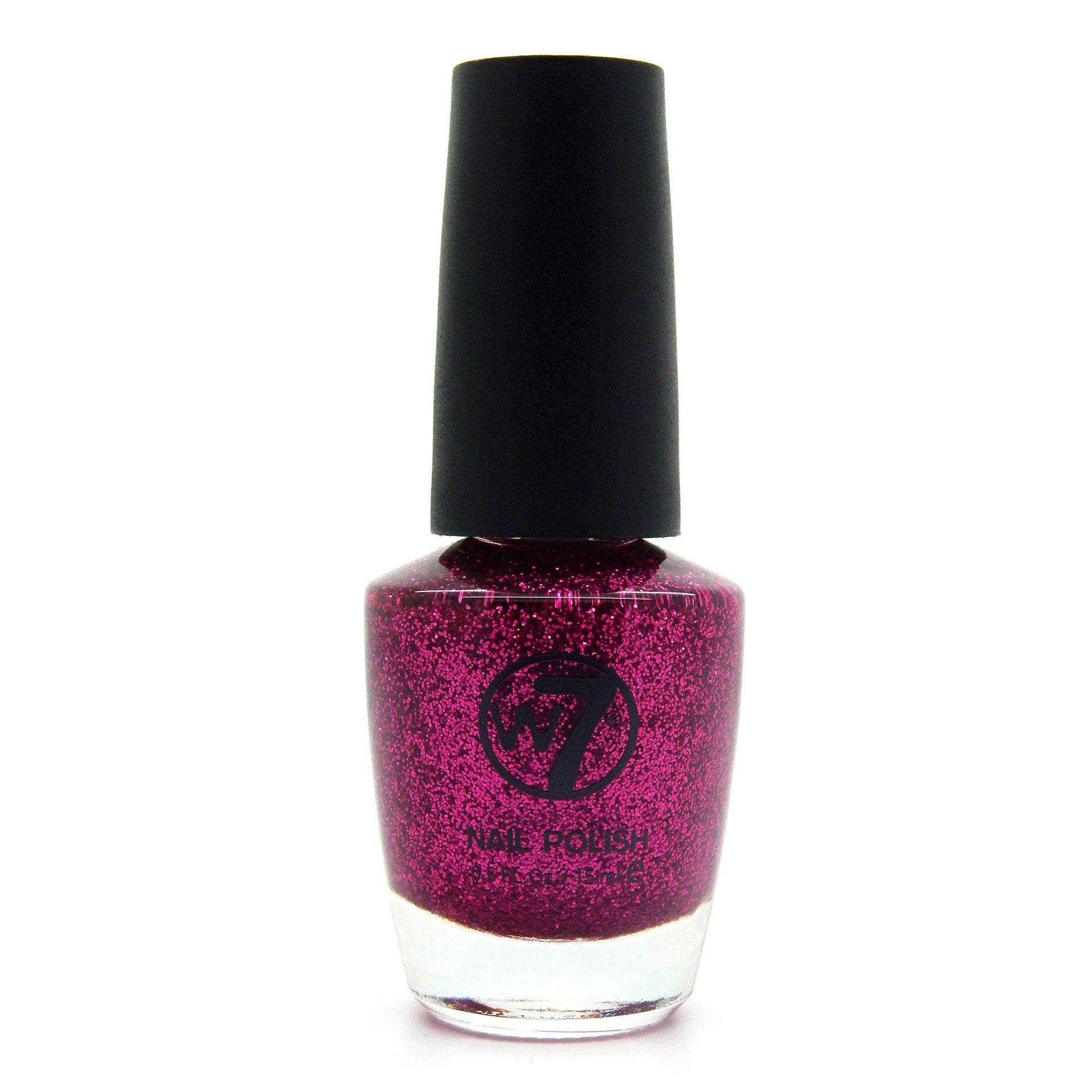slide 1 of 1, W7 Nail Polish - Pink Dazzle, 1 ct