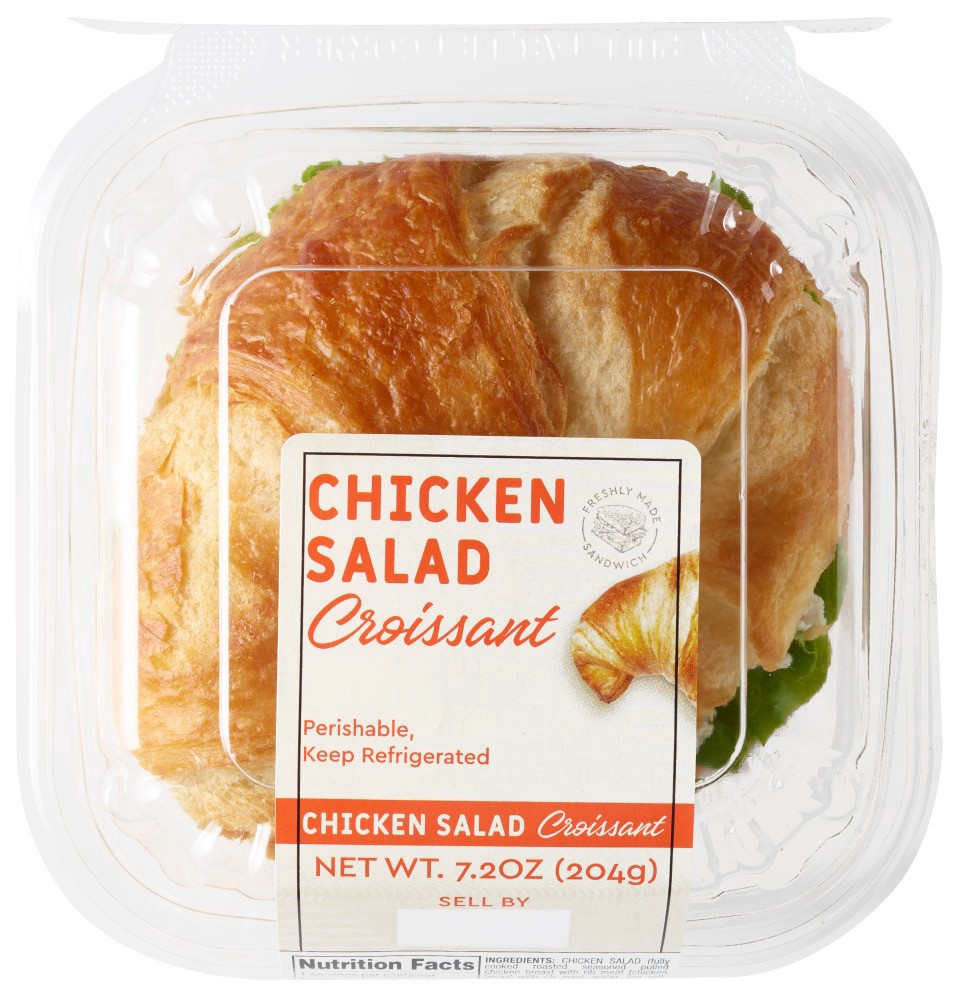 slide 2 of 2, Taylor Farms Chicken Salad Croissant, 7.2 oz