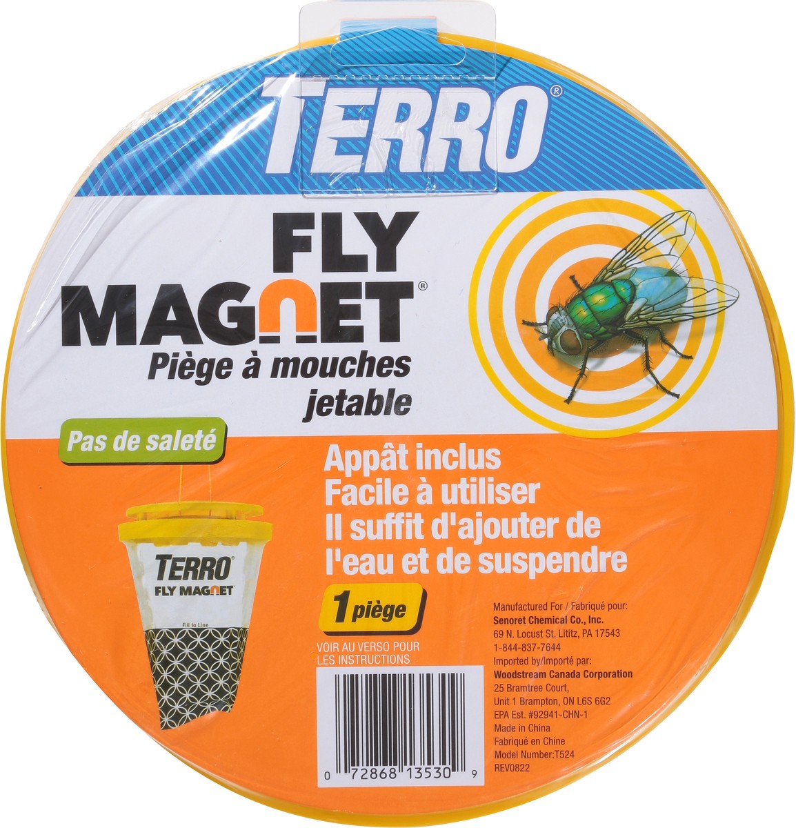 slide 8 of 11, TERRO Fly Magnet Disposable Fly Trap 1 ea, 1 ct
