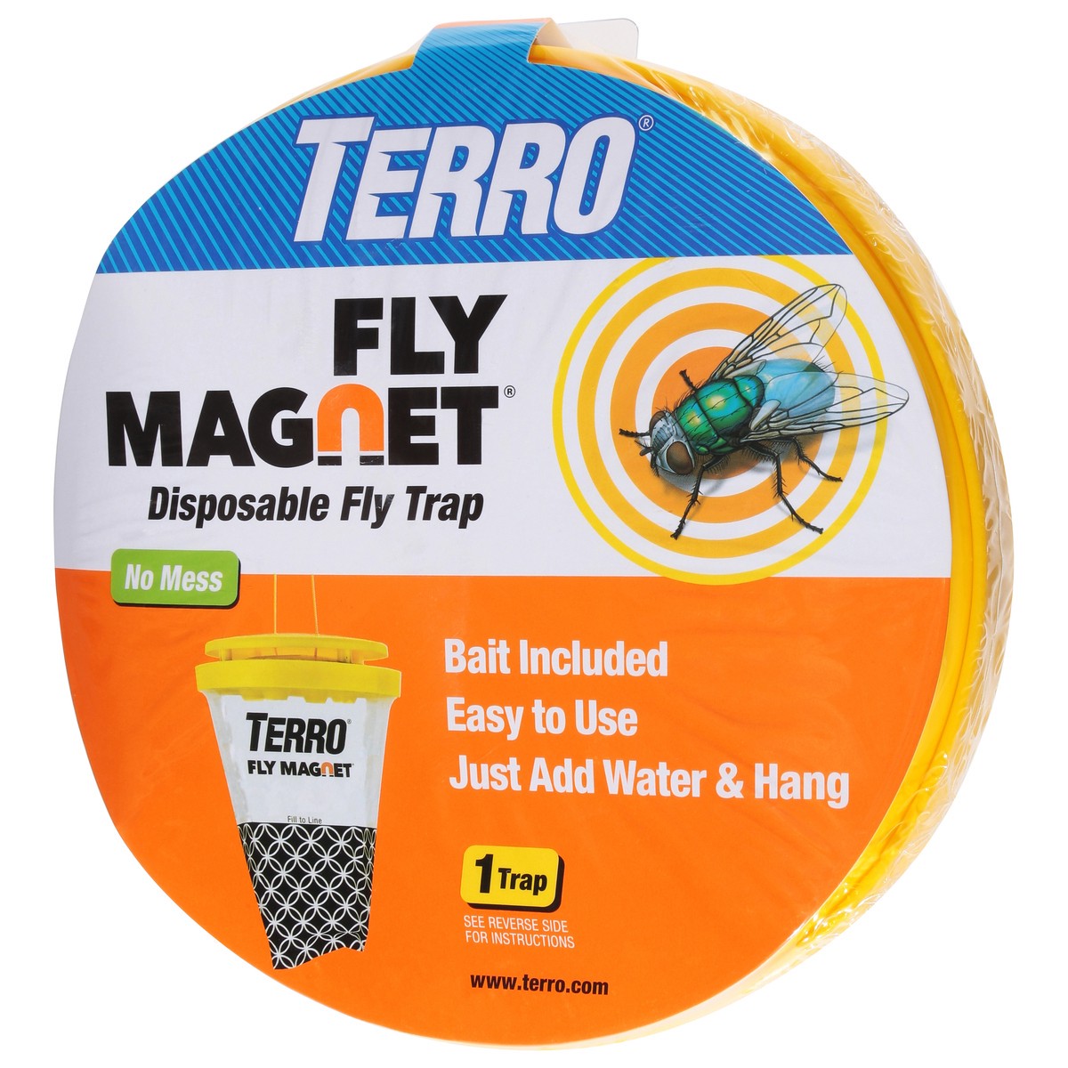 slide 10 of 11, TERRO Fly Magnet Disposable Fly Trap 1 ea, 1 ct