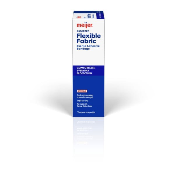 slide 11 of 21, Meijer Flexible Fabric Adhesive Bandages, 30 ct