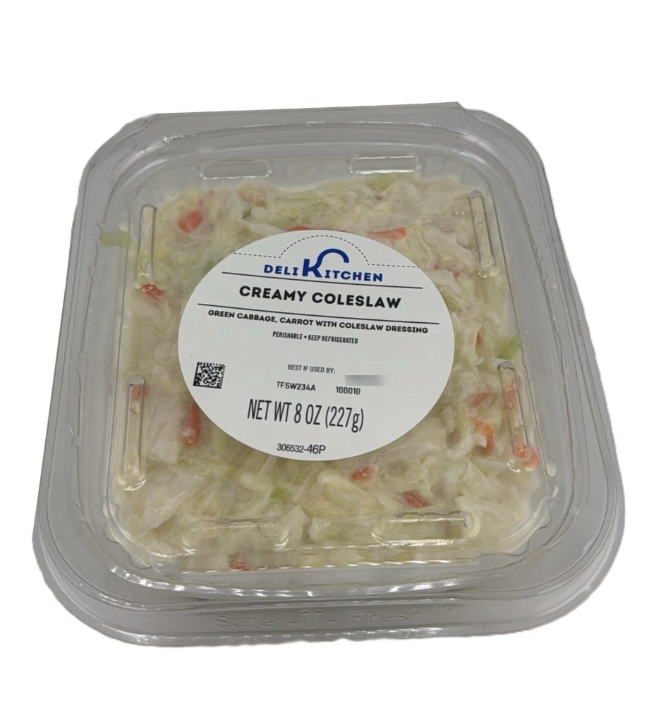slide 1 of 1, Deli Kitchen Creamy Coleslaw, 8 oz