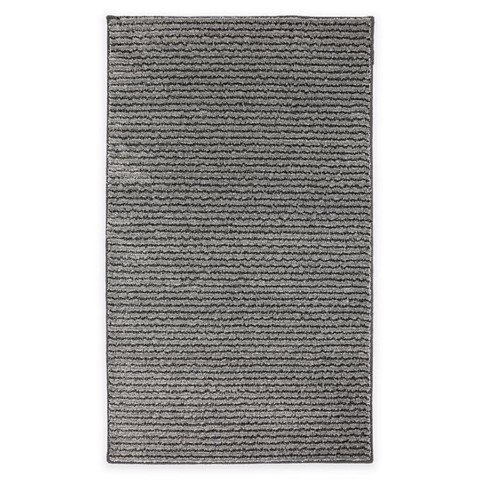 slide 1 of 6, Mohawk Home Pin Stripe Washable Accent Rug - Grey, 2 ft 5 in x 3 ft 8 in