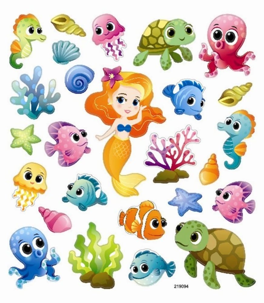 slide 1 of 1, Stickerking Underwater Stickers, 1 ct