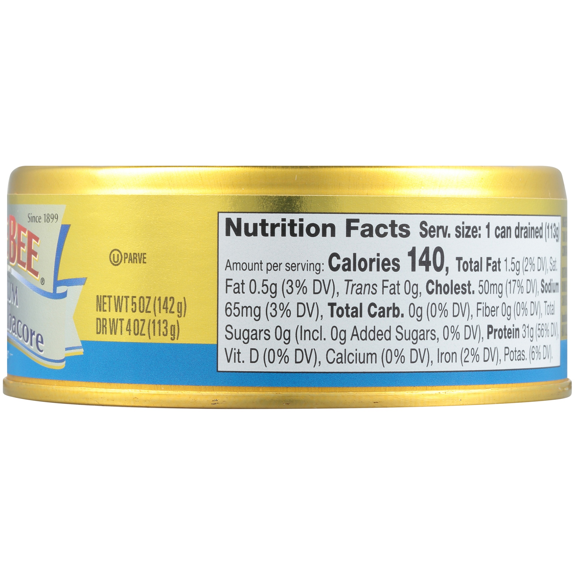 Bumble Bee Prime Fillet Very Low Sodium Solid White Albacore Tuna in