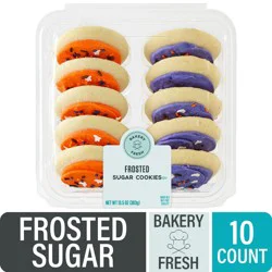 Bakery Fresh Halloween Frosted Sugar Cookies