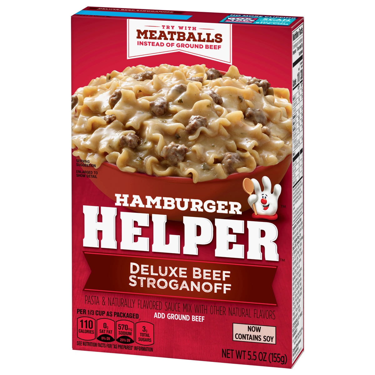 slide 3 of 11, Hamburger Helper Deluxe Beef StroganoffBox, 5.5 oz