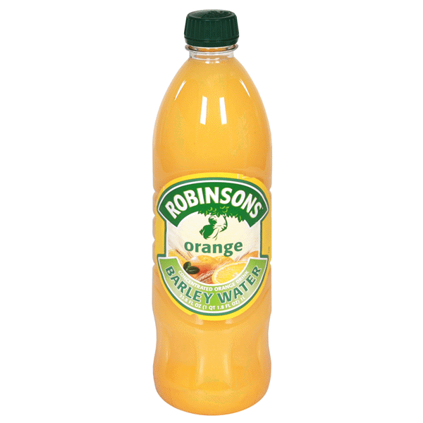 slide 1 of 1, Robinson's Orange Barley Water, 33.8 oz