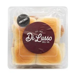Hy-Vee Dilusso Ham & Swiss Hawaiian Sliders (4)