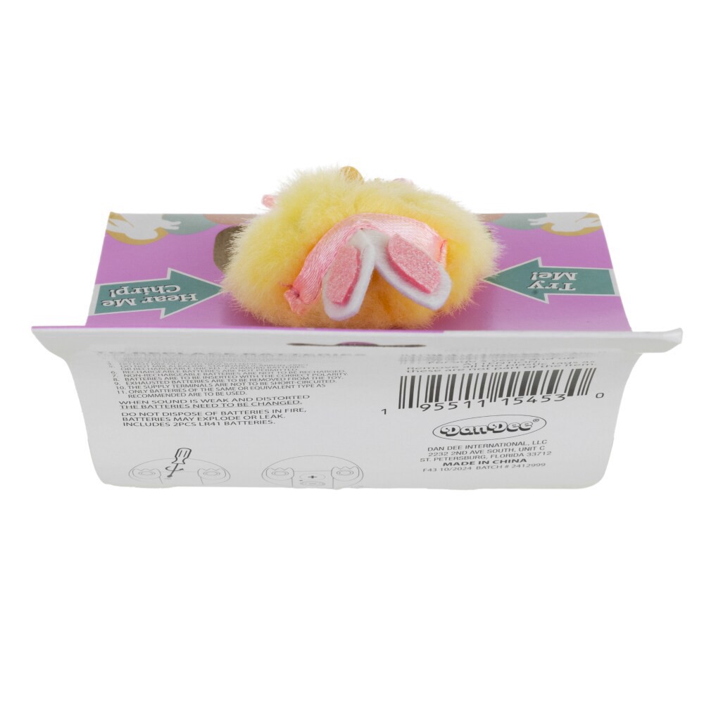 slide 2 of 6, DanDee Palm Pet® Easter Chick - Yellow, 1 ct