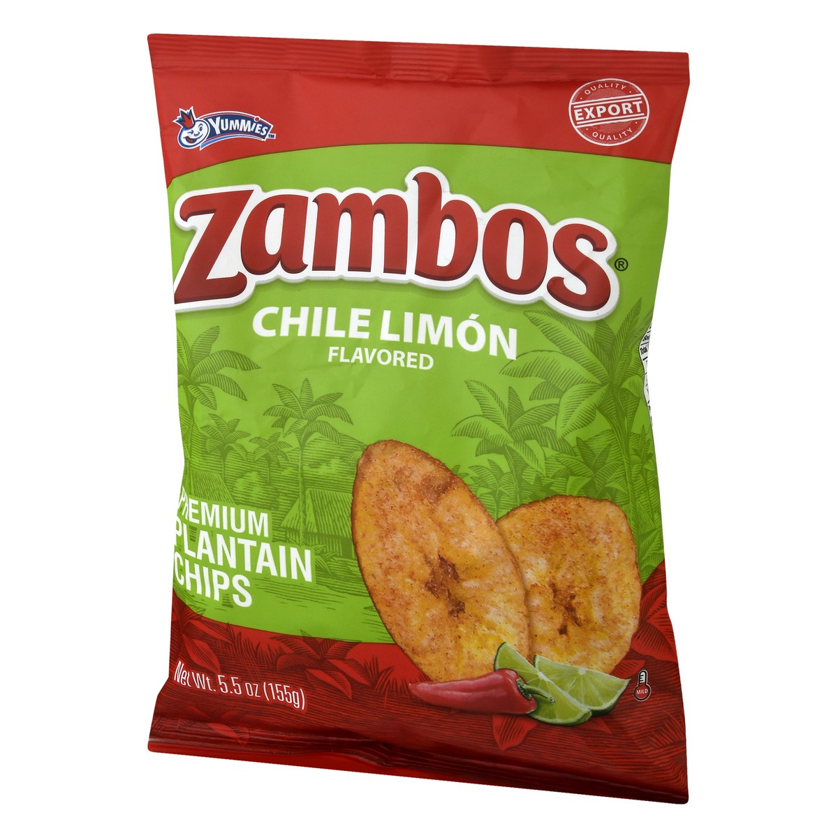 slide 3 of 10, Zambos Chile Limon Flavored Plantain Chips 5.5 oz, 