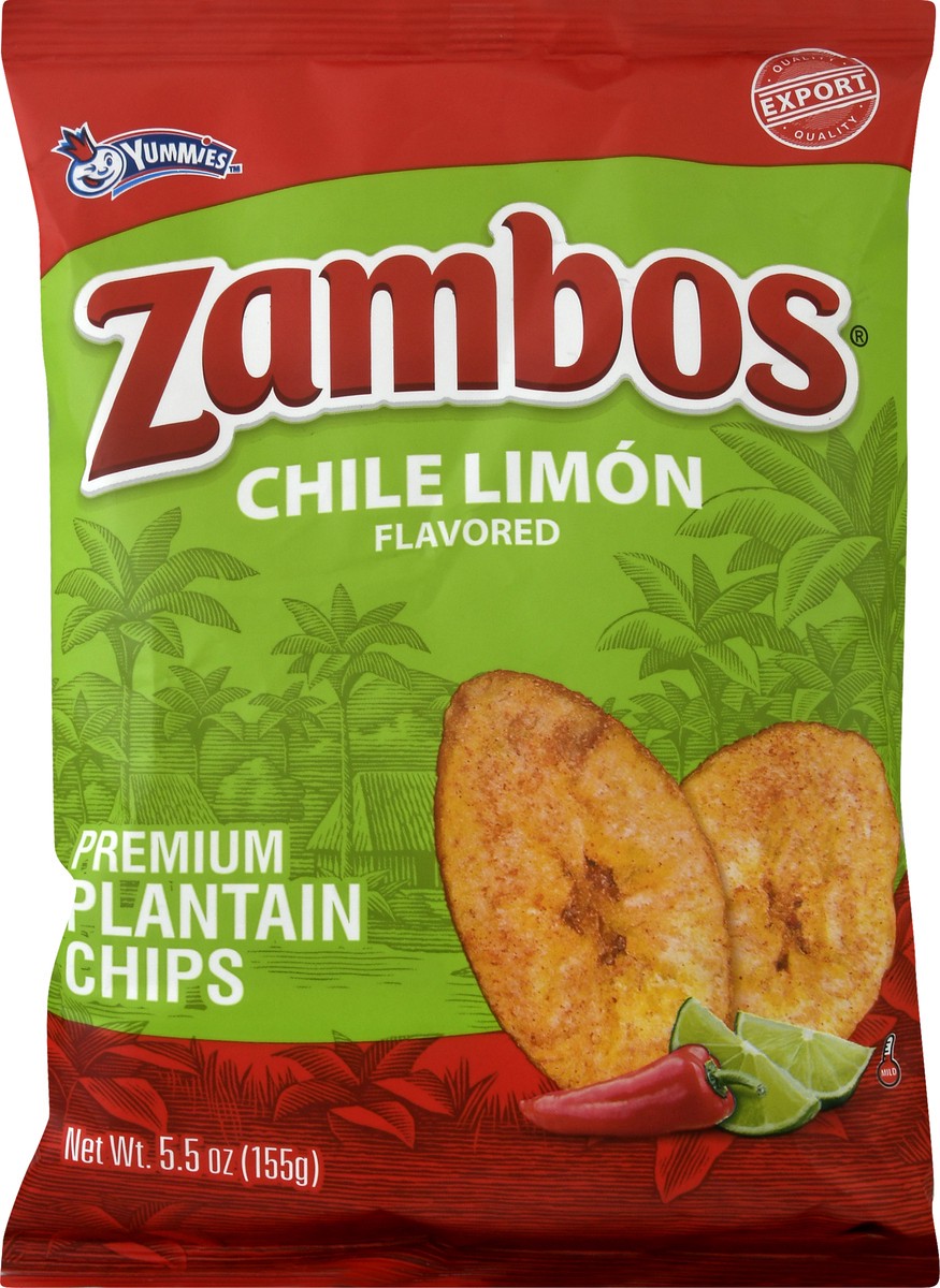 slide 9 of 10, Zambos Chile Limon Flavored Plantain Chips 5.5 oz, 