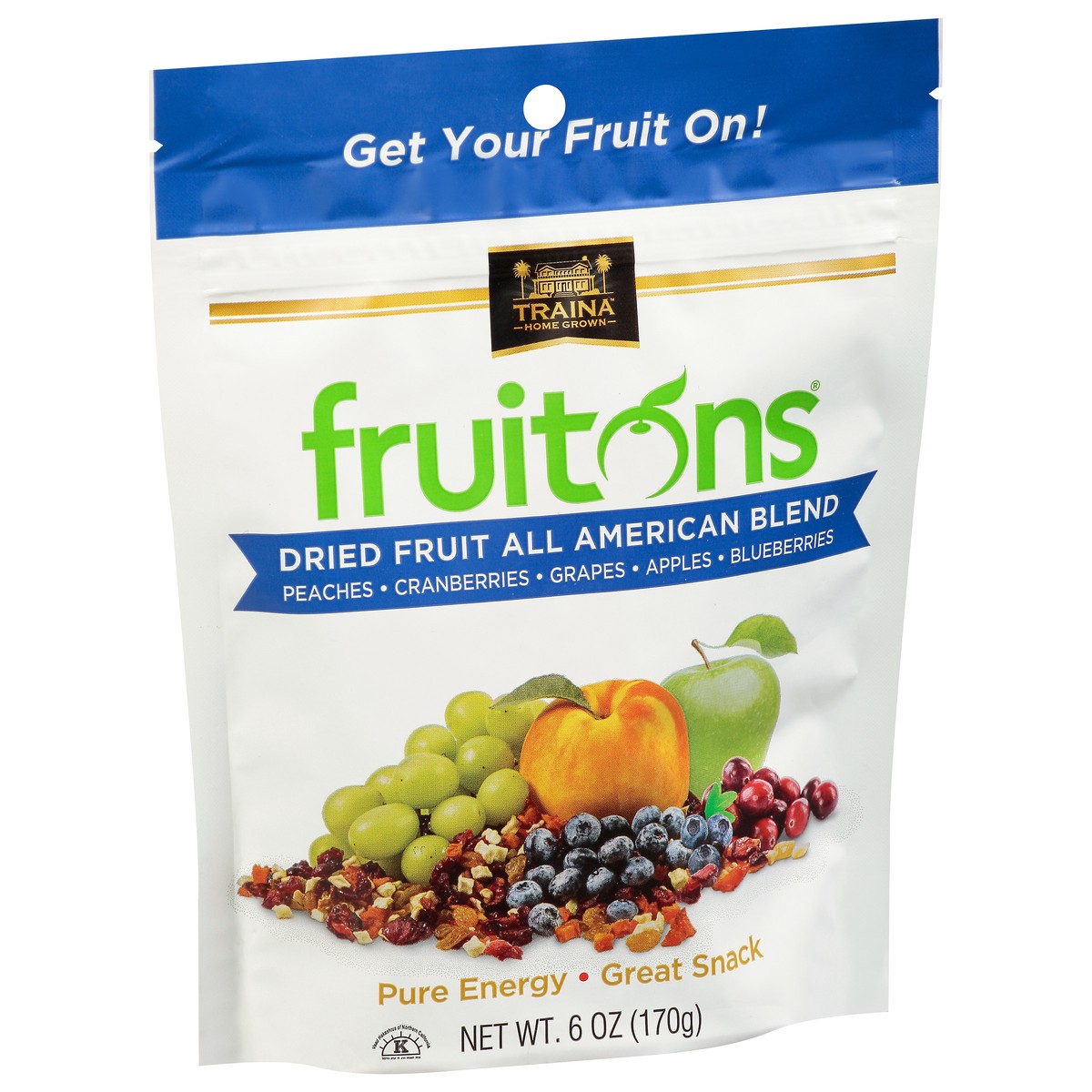 slide 6 of 14, Traina Fruitons All American Blend Dried Fruit 6 oz, 6 oz