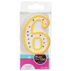 Over The Top Essentials Number Candles 1 ea