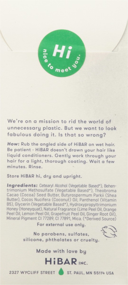 slide 8 of 9, HiBAR Hibar Conditioner Solid Maintain, 1 ct