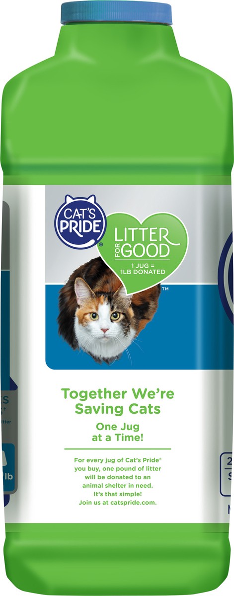 slide 2 of 5, Cat's Pride Unscented Total Odor Control Multi-Cat Clumping Litter, 15 lb