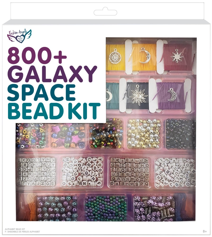 slide 1 of 1, Fashion Angels Galaxy Space Bead Kit 800 Piece, 800 ct