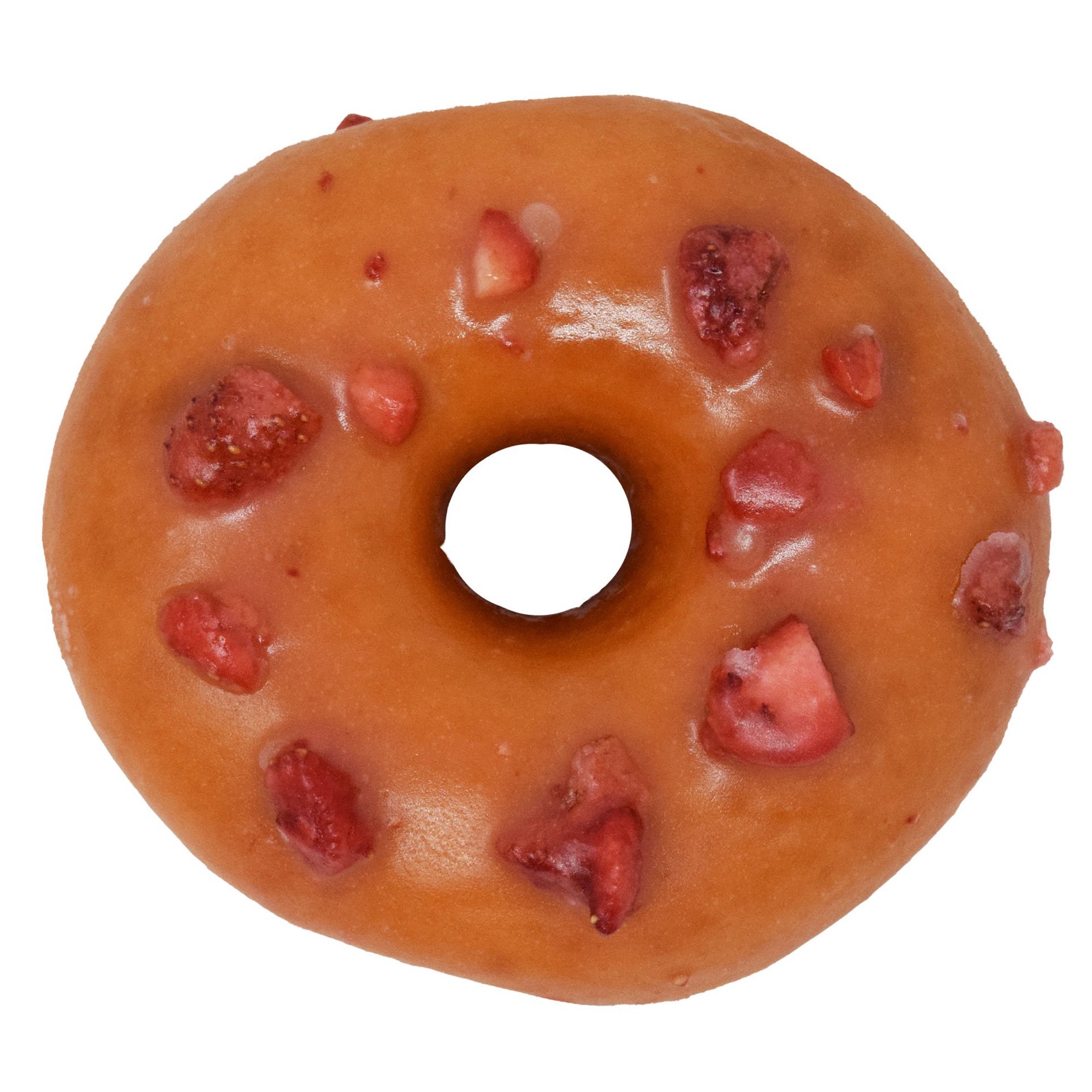 slide 1 of 1, H-E-B Strawberry Glazed Yeast Donut, 2 ct