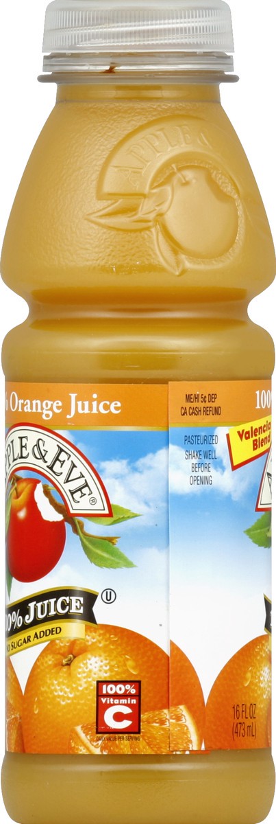 slide 3 of 4, Apple & Eve Orange 100% Juice - 16 fl oz, 16 fl oz