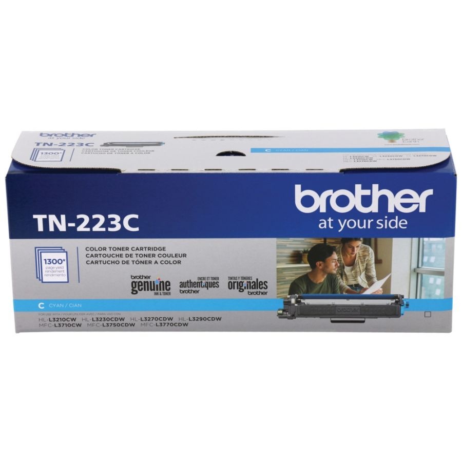 slide 2 of 7, Brother Genuine Tn-223C Cyan Toner Cartridge, 1 ct