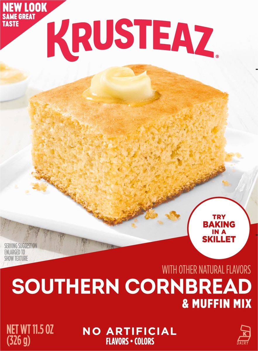 slide 2 of 9, Krusteaz Southern Cornbread Bread & Muffin Mix, 11.5 oz