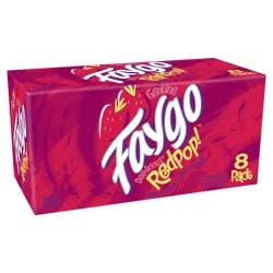 Faygo Redpop 8 - 12 fl oz Cans