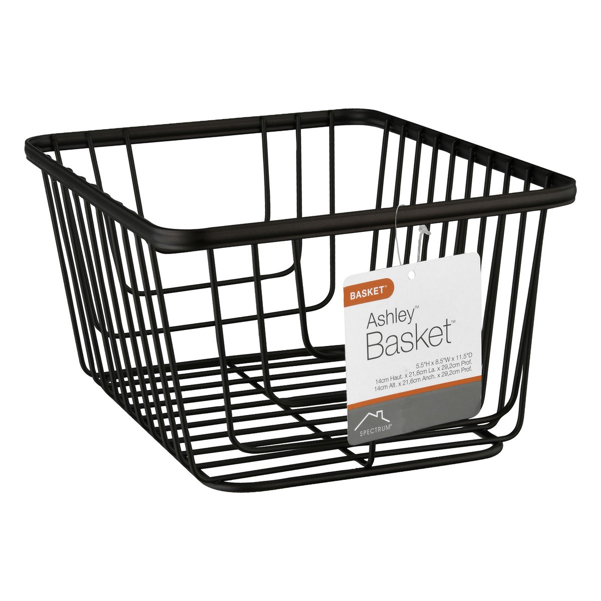 slide 2 of 11, Spectrum Diversified Bronze Ashley Basket Organizer, 1 ct