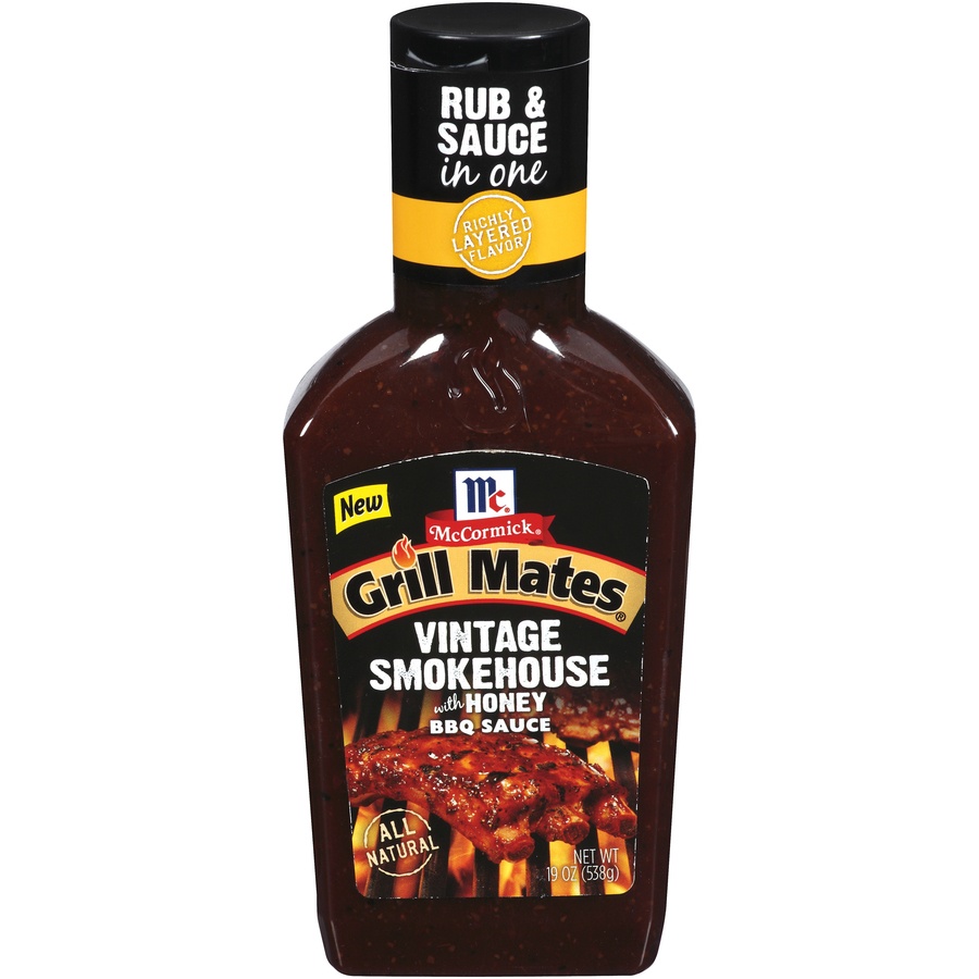 McCormick Grill Mates Vintage Smokehouse With Honey Bbq Sauce 19 oz Shipt