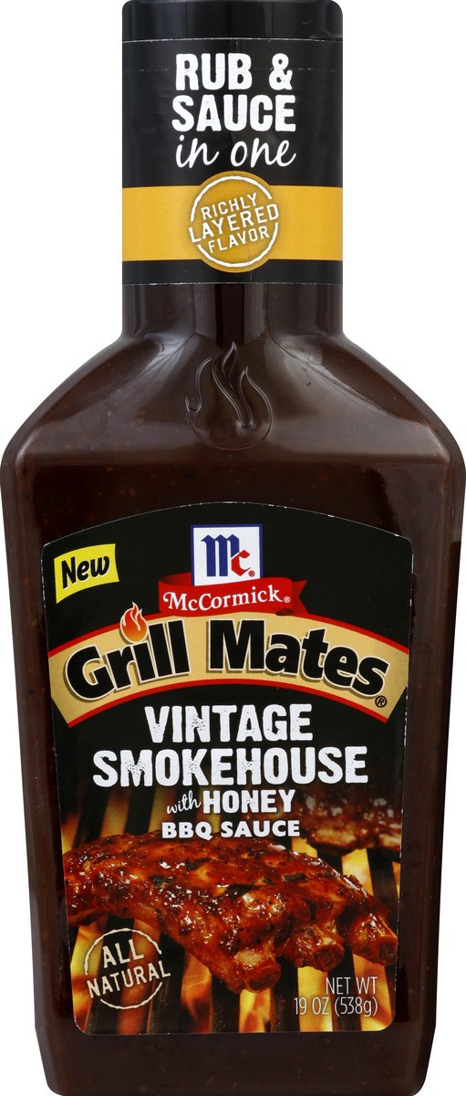 slide 1 of 2, McCormick BBQ Sauce 19 oz, 19 oz