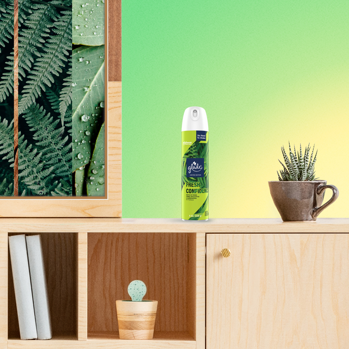 slide 10 of 29, Glade Air Freshener Spray, Fresh Confidence Limited Edition, Fragrance Infused with Essential Oils, 100% Natural Propellent, 8 oz, 8 oz