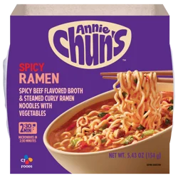 Annie Chun's Spicy Ramen Soup Bowl 5.43 oz
