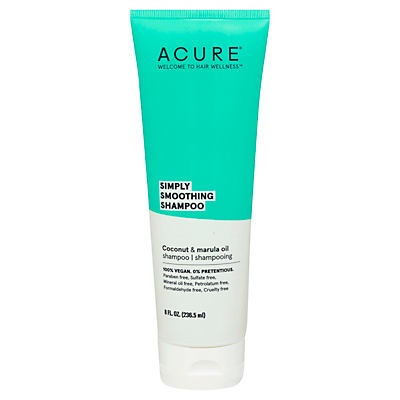 slide 1 of 1, ACURE Simply Smoothing Shampoo Coconut & Marula Oil, 8 oz