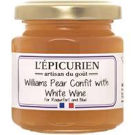 slide 1 of 1, L'Epicurien Confit - Pear & White Wine, 4 oz