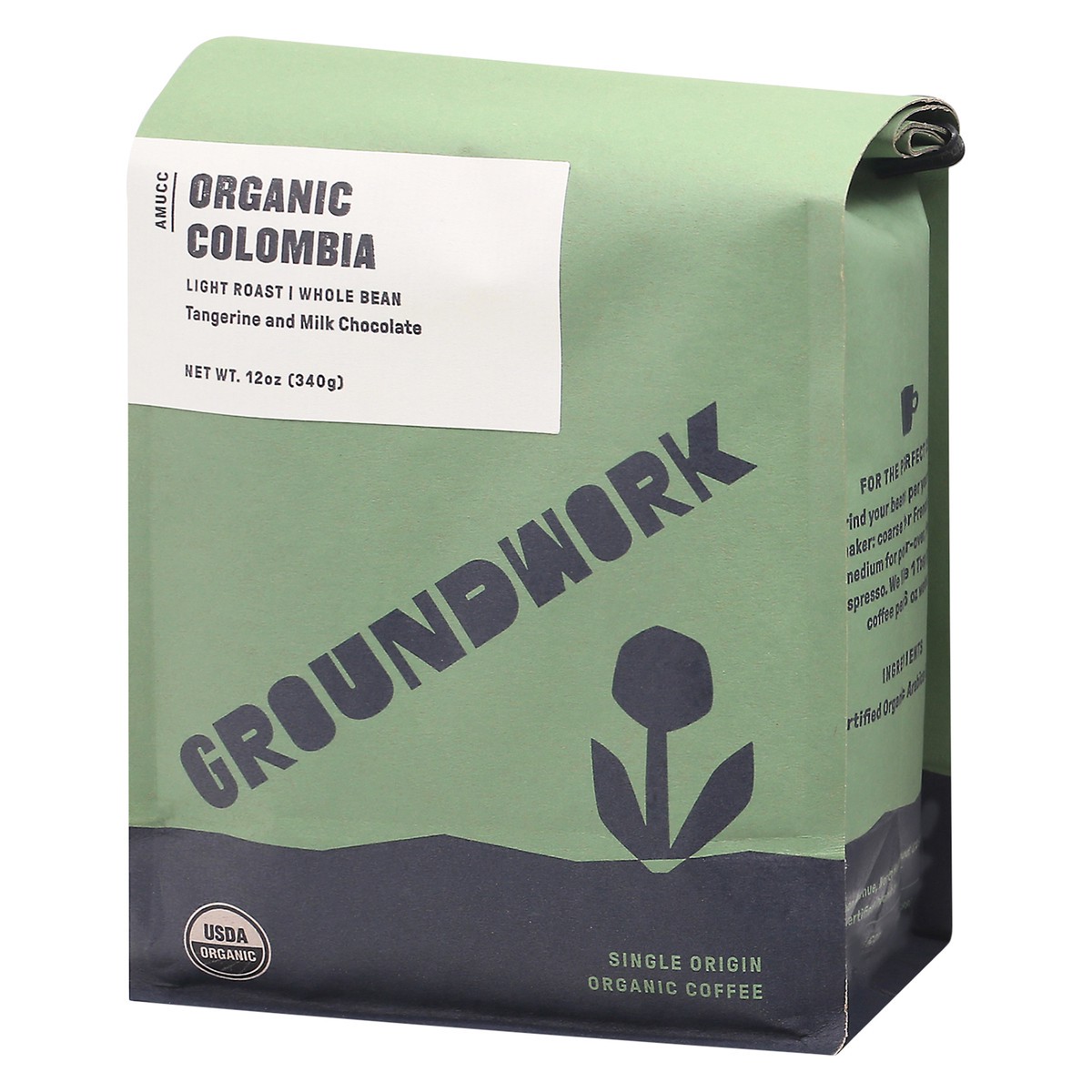 slide 9 of 10, Groundwork Coffee Colombia Whole Bean - 12 oz, 12 oz