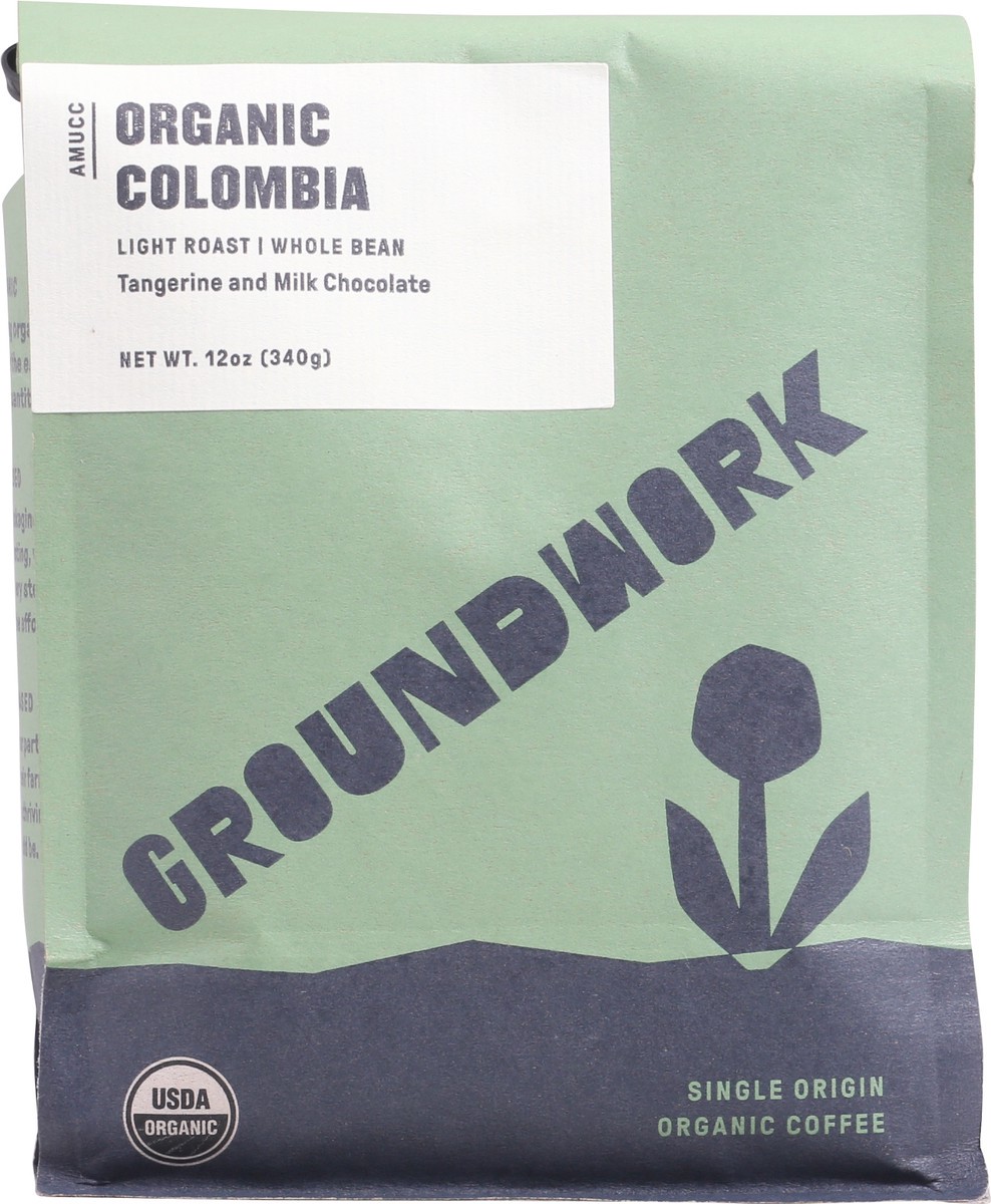 slide 10 of 10, Groundwork Coffee Colombia Whole Bean - 12 oz, 12 oz