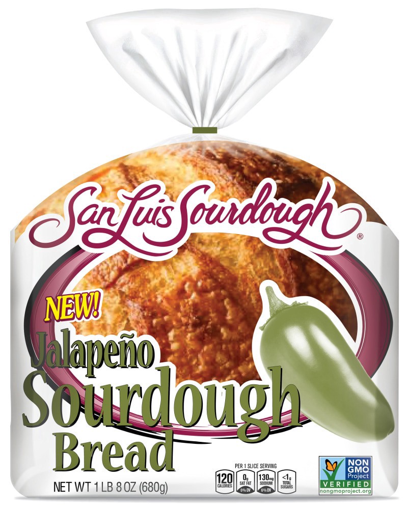 slide 1 of 1, San Luis Sourdough San Luis Jalapeno Sourdough Bread, 24 oz, 24 oz