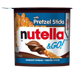 Nutella & Go! Hazelnut and Cocoa Spread with Pretzel Sticks, 1.9 oz