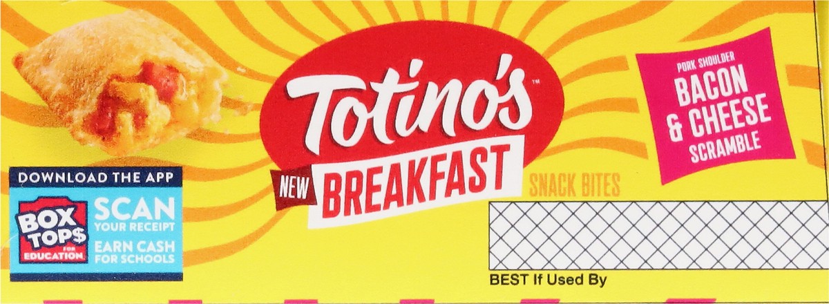 slide 6 of 16, Totino's Pork Shoulder Bacon & Cheese Scramble Breakfast Snack Bites 40 CT, 40 ct