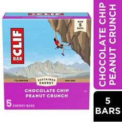 Clif Bar Chocolate Chip Peanut Crunch Energy Bars - 12 oz