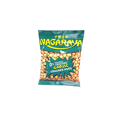 slide 1 of 1, Nagaraya Garlic Cracker Nuts, 5.64 oz