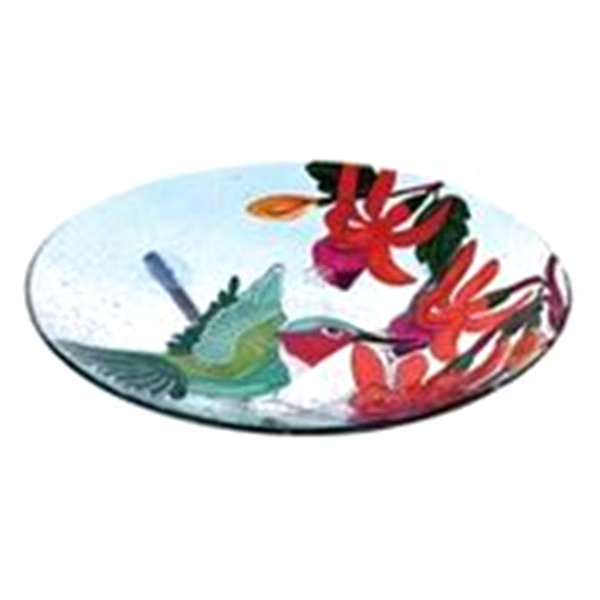 slide 1 of 1, Evergreen Glass Birds Birdbath Assortment, 1 ct