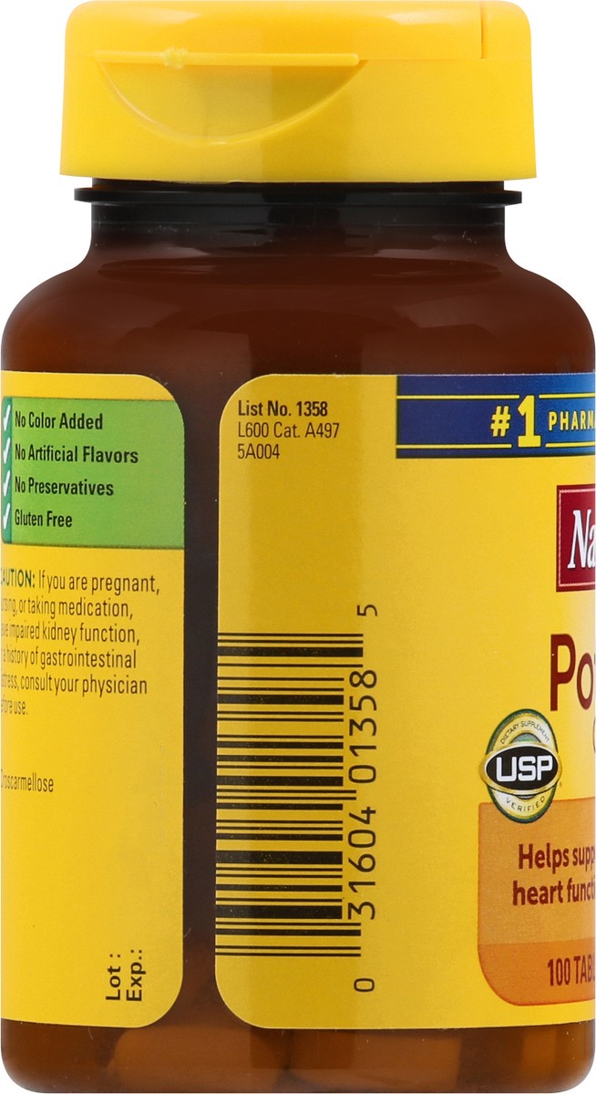 slide 3 of 9, Nature Made Potassium Gluconate 550 mg, Dietary Supplement for Heart Health Support, 100 Tablets, 100 Day Supply, 100 ct; 550 mg