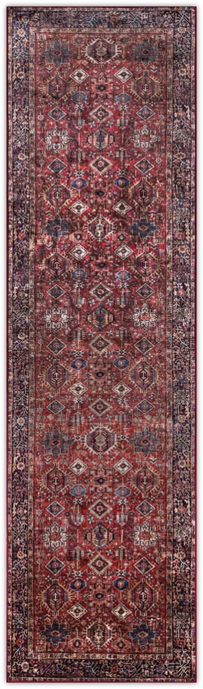 slide 1 of 1, Momeni Karachi Rust Red Runner - 2.3 X 8, 1 ct