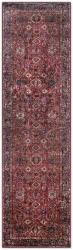 Momeni Karachi Rust Red Runner - 2.3 X 8