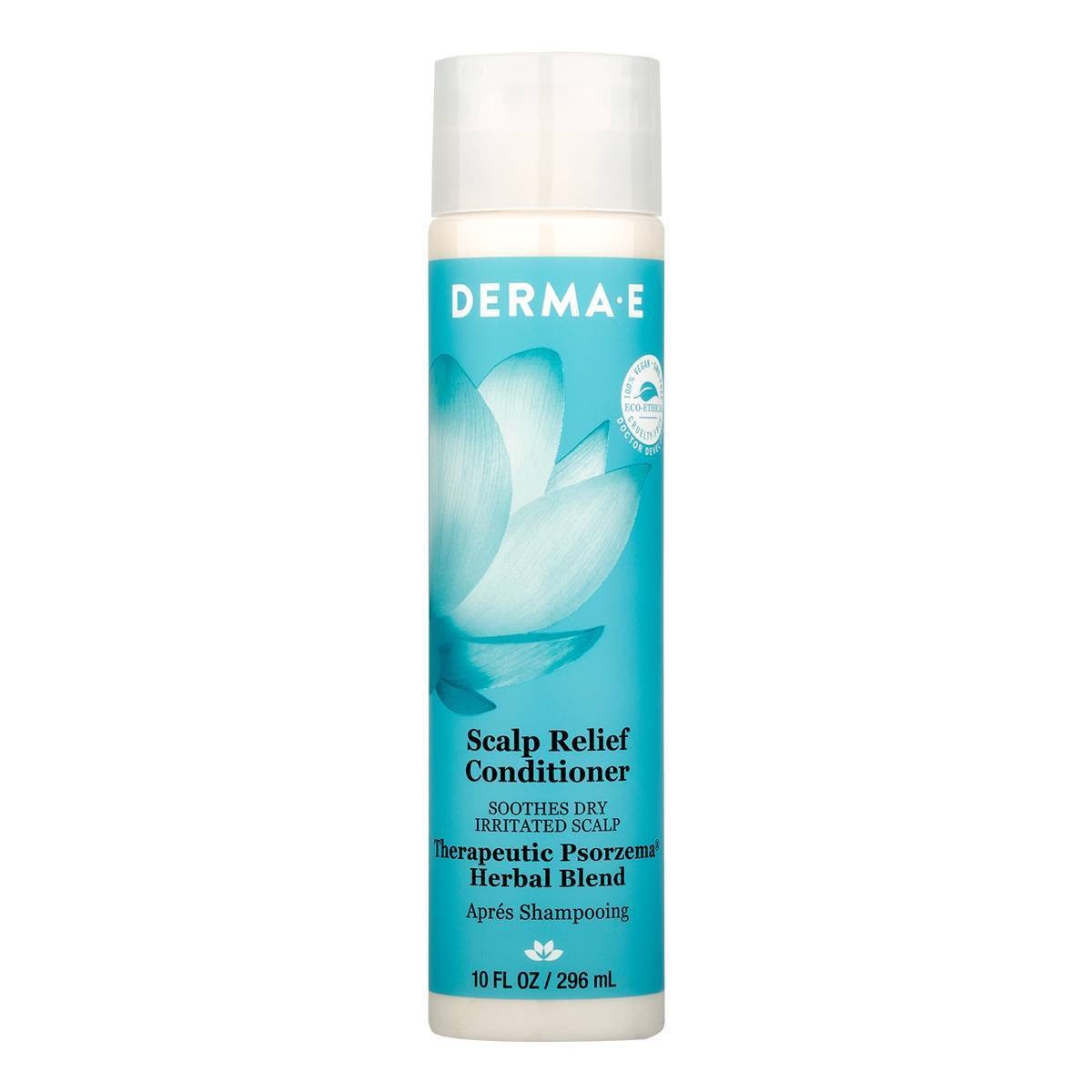 slide 1 of 10, Derma E Therapeutic Psorzema Herbal Blend Scalp Relief Conditioner 10 fl oz, 10 fl oz