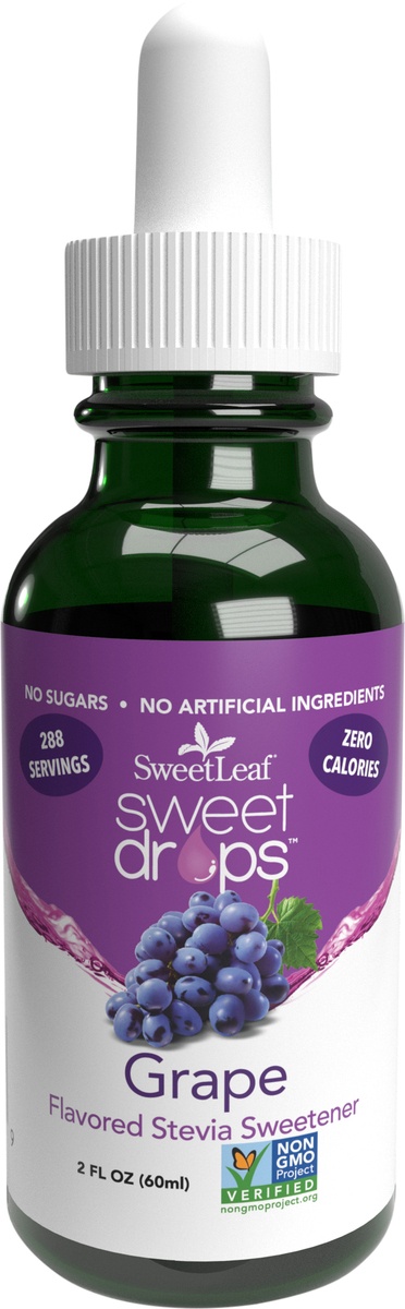 slide 6 of 8, SweetLeaf Steviaclear Grape Flavored Liquid, 2 fl oz