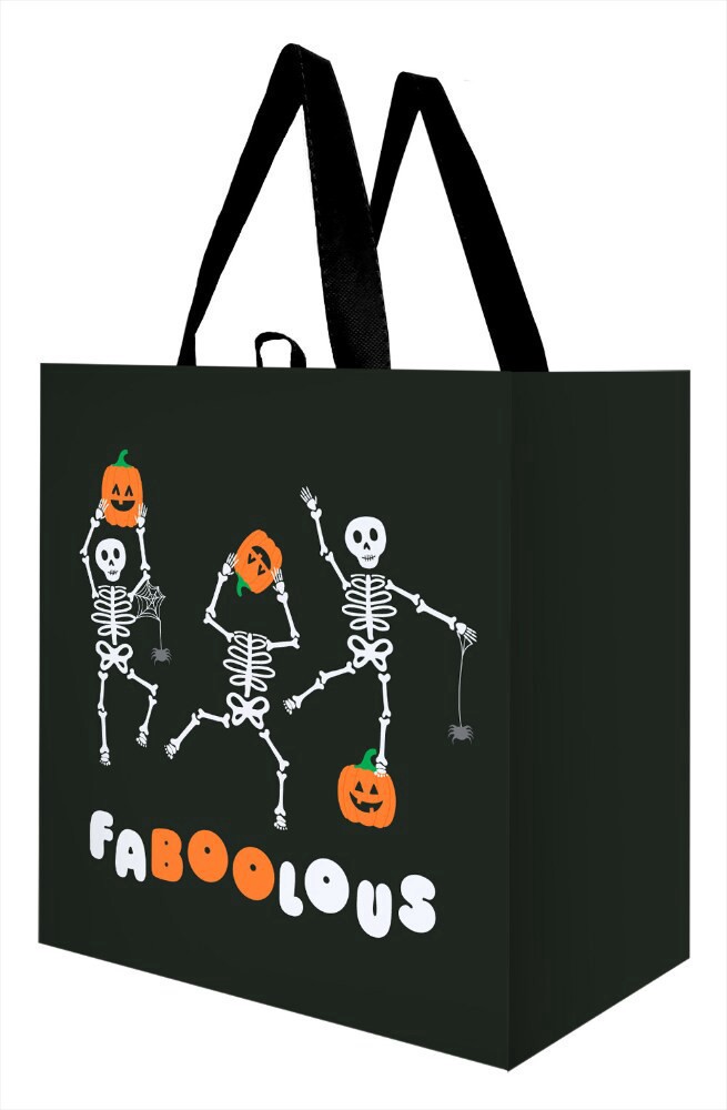 slide 1 of 1, Earthwise Faboolous Jet Black Reusable Tote, 1 ct