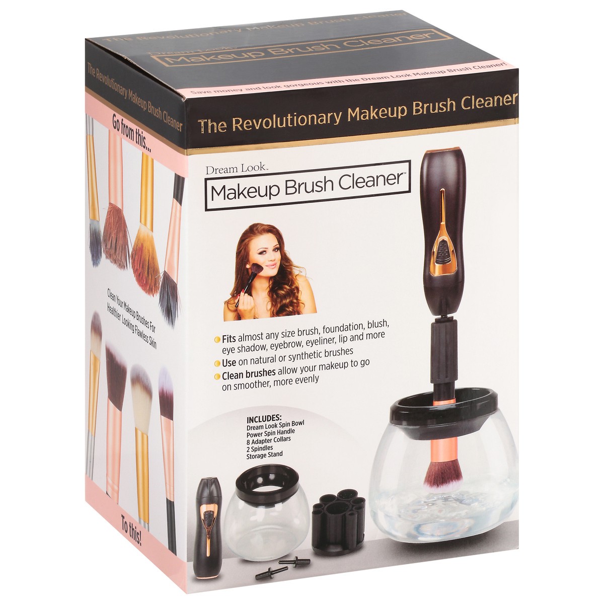 slide 3 of 9, Dream Look Bella Brow Make Up Brush Cleaner, 1 ct