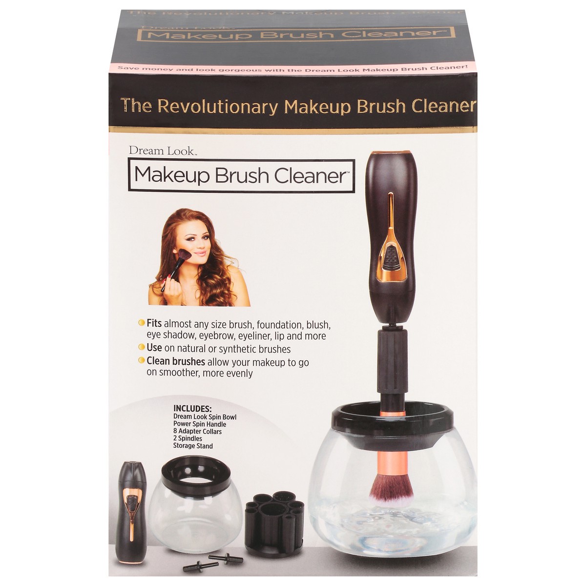 slide 1 of 9, Dream Look Bella Brow Make Up Brush Cleaner, 1 ct